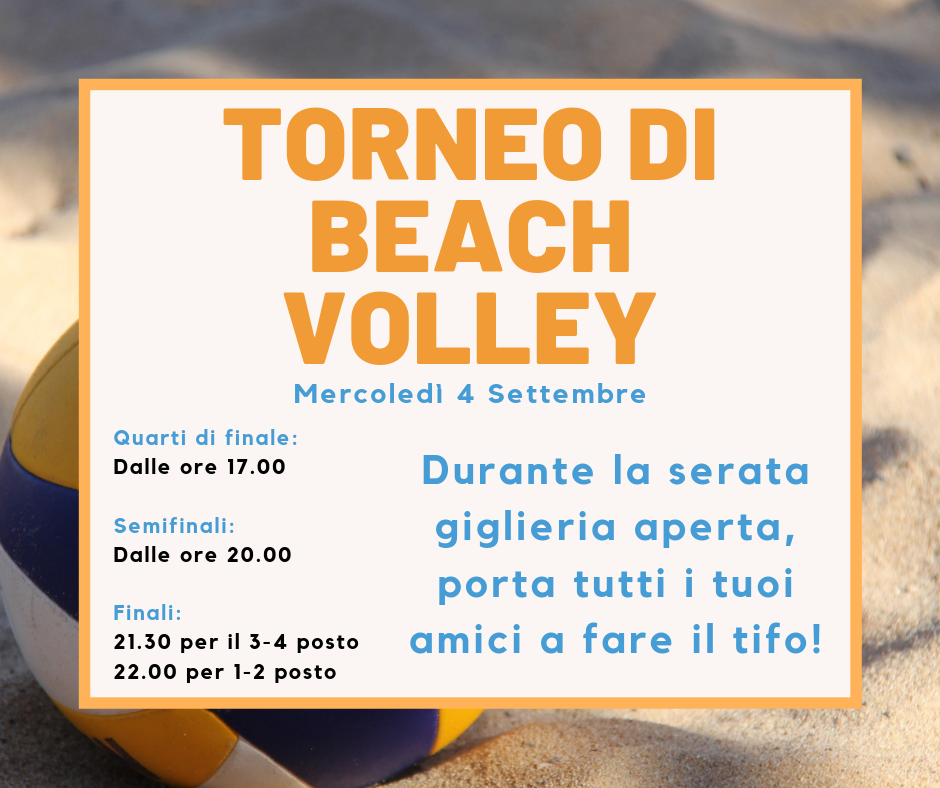 Festa Patronale S. Croce 2019 finali beach volley