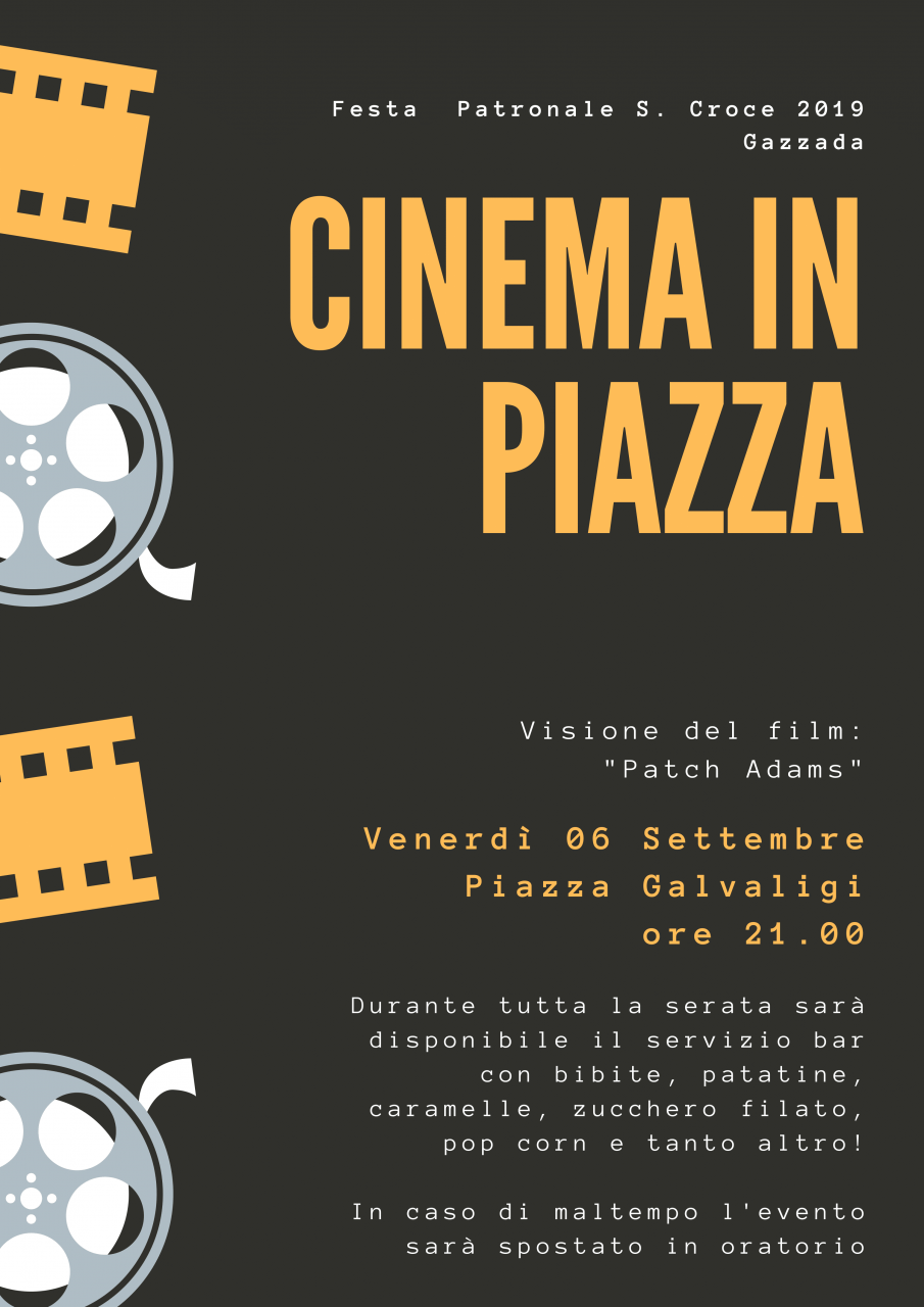 festa patronale 2019 cinema in piazza