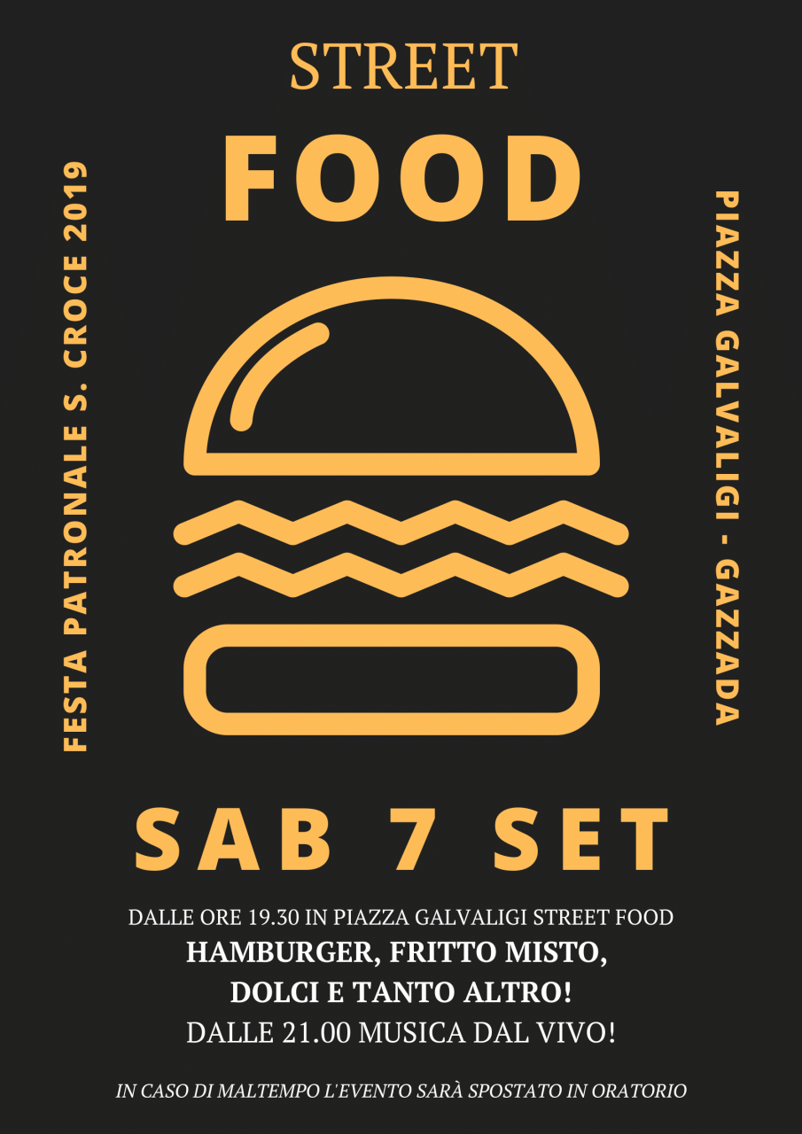 festa patronale s croce 2019 street food