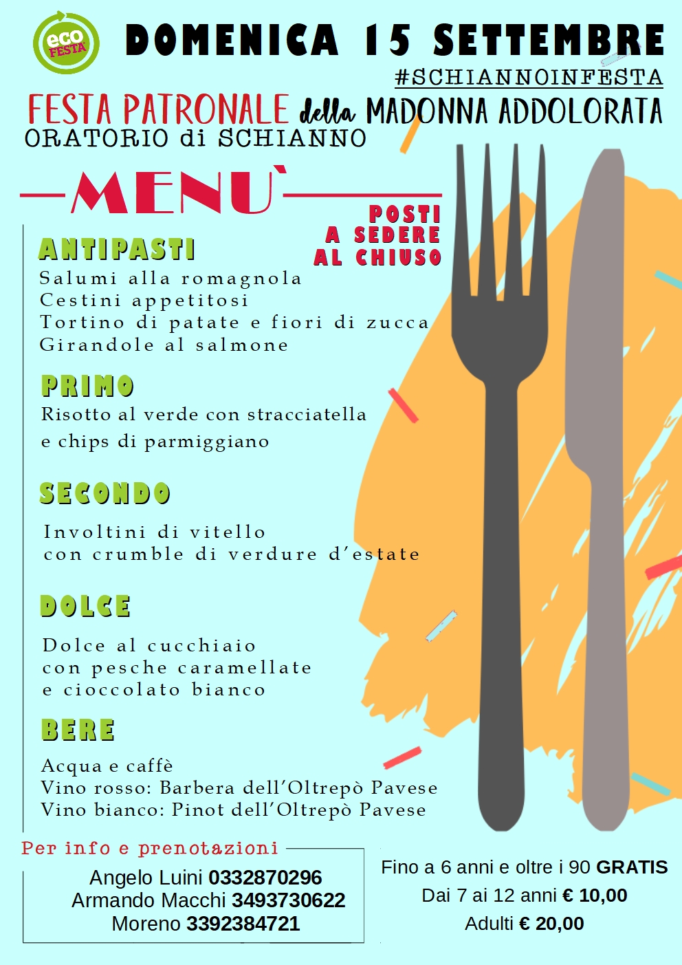 FESTAPATR2019 15 domenica MENU Pranzo