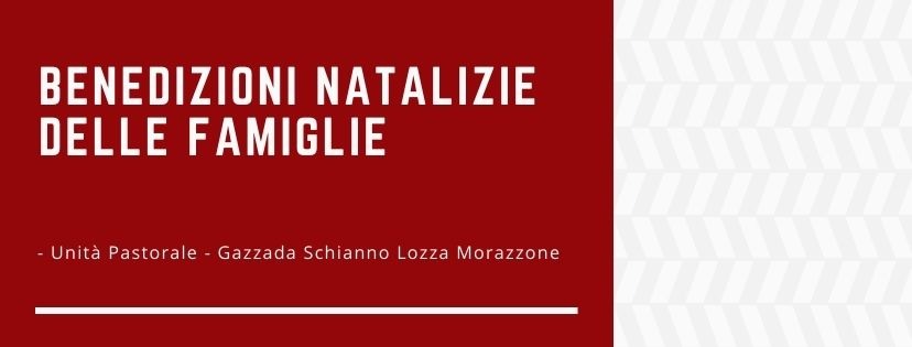 benedizione natalizia delle famiglie 2021