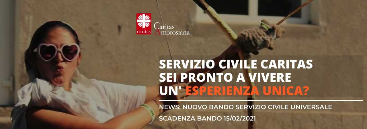 caritas ambrosiana bando servizio civile 2021