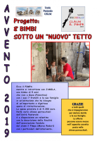 Progetto d'Avvento 2019: 8 bimbi sotto un 